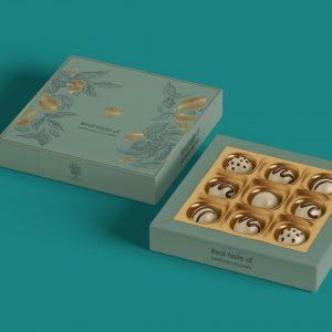 طراحی جعبه شکلات ماهور